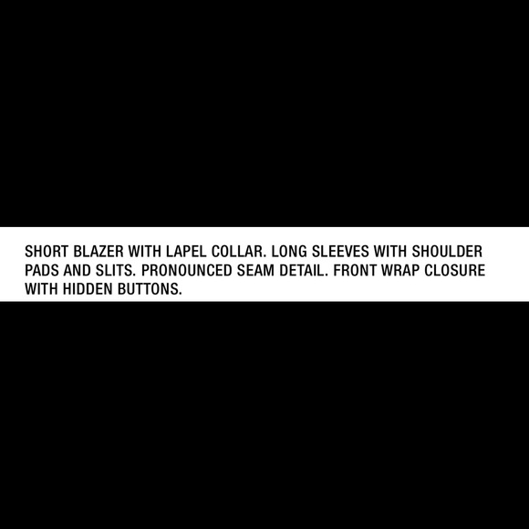 NWT ZARA Cropped Blazer White XXL Blogger’s Fav - Picture 13 of 14